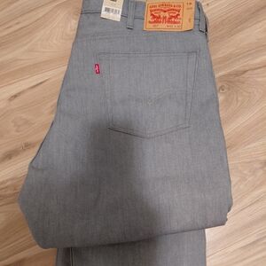 Levi's Light Gray Men's Straight Jeans